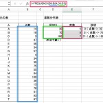 Excel FREQUENCY関数