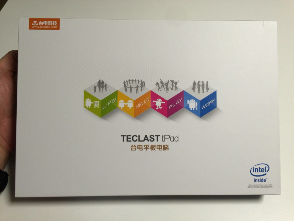 Teclast X98 Pro 箱の表面