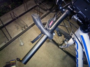 バーエンドバーの取り付け
