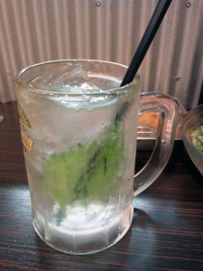 青しそ大葉サワー